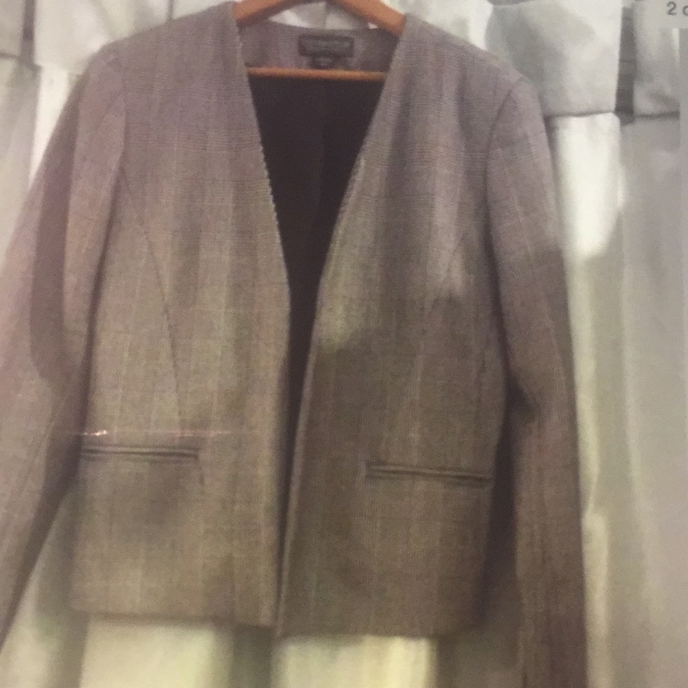 Covington Essentials Checkered Blazer s/c